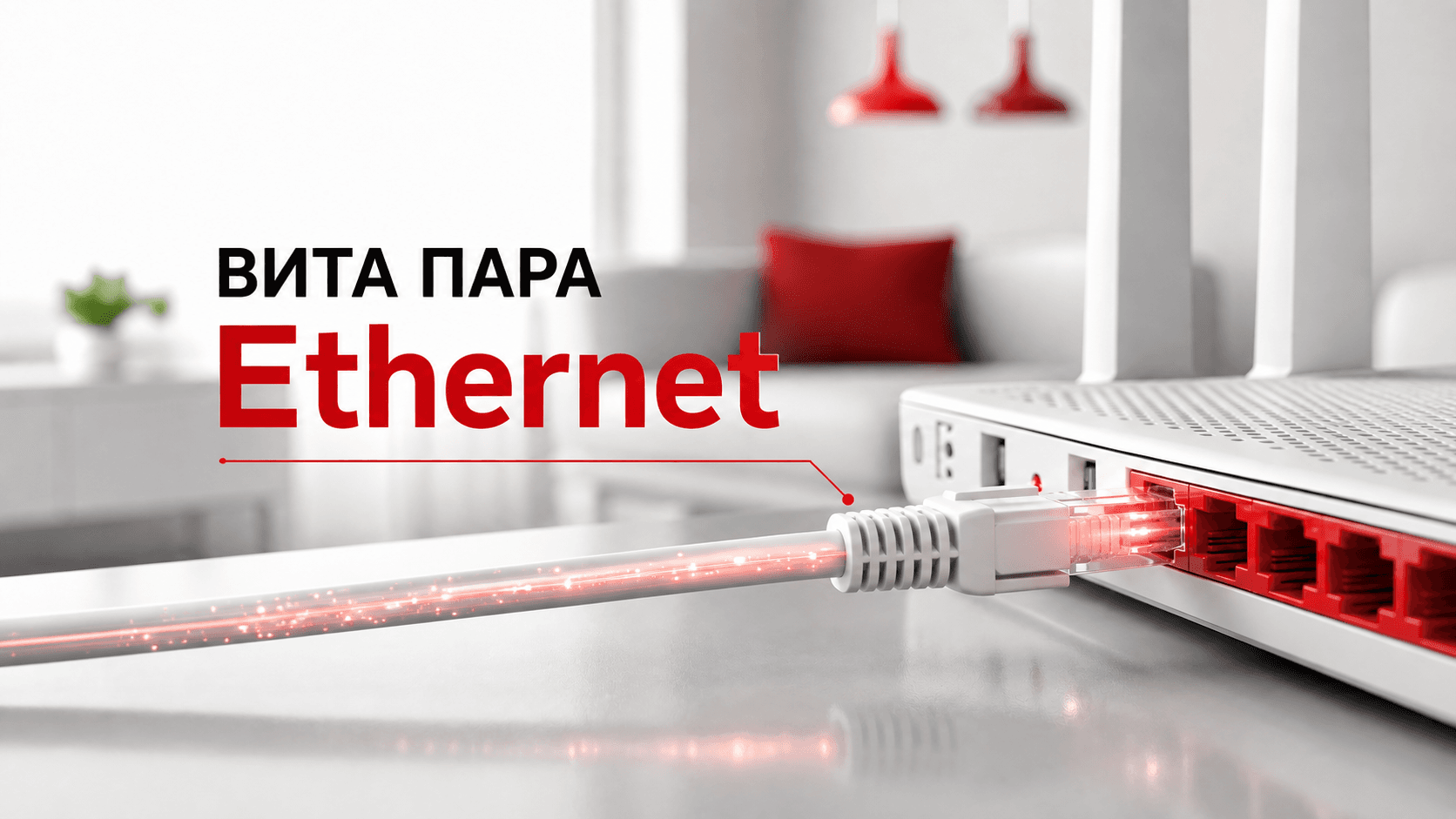 Як працює Інтернет на технології Ethernet (вита пара)